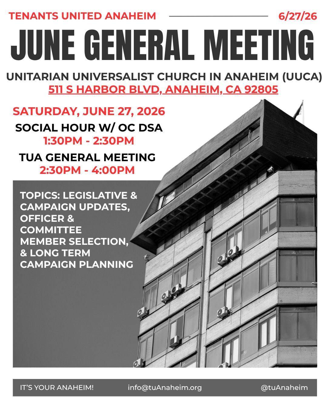 June General Meeting